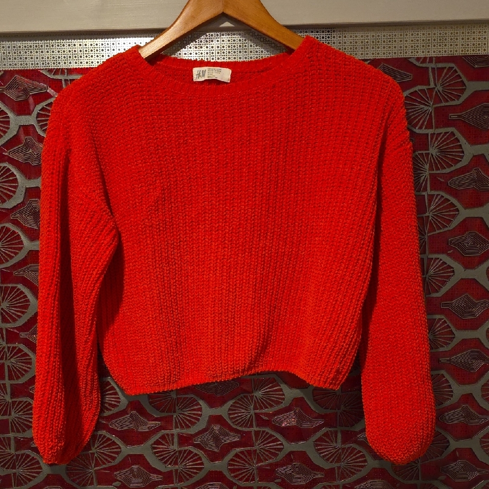 Red Knit Sweater